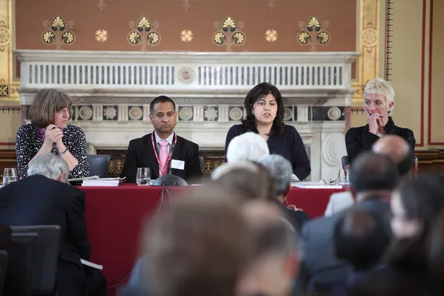 Foreign Office Senior Minister of State, Baroness Warsi chairs the question and answer session during the launch of Human Rights and Democracy: The 2012 Foreign & Commonwealth Office Report in London, 15 April 2013. Four overlapping UK regimes govern digital PR rules and ethics