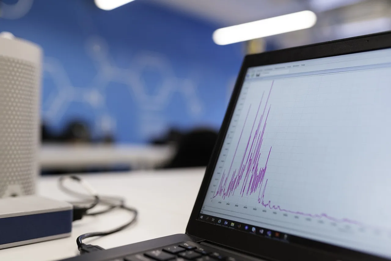 engineering, laptop, computer, data, graph, diagram, office, electronics, sound waves, blue data, sound waves, sound waves, sound waves, sound waves, sound waves